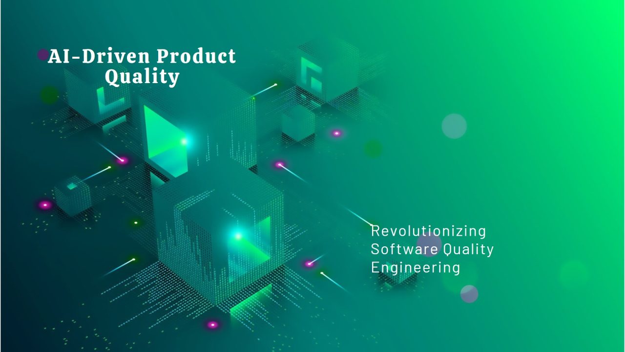 A modern workspace illustrating the role of AI-driven testing in software development for 2025.